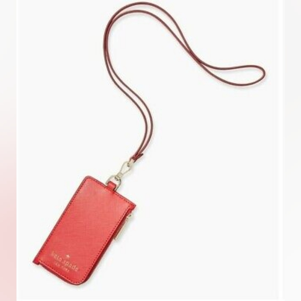 Kate Spade Slim Card Holder Red